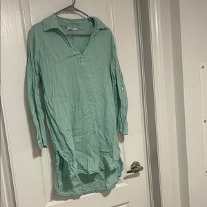 Light Aqua Women's Tunic Top